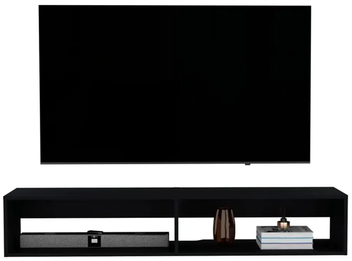 Floating Tv Stand Moore, Living Room, Black