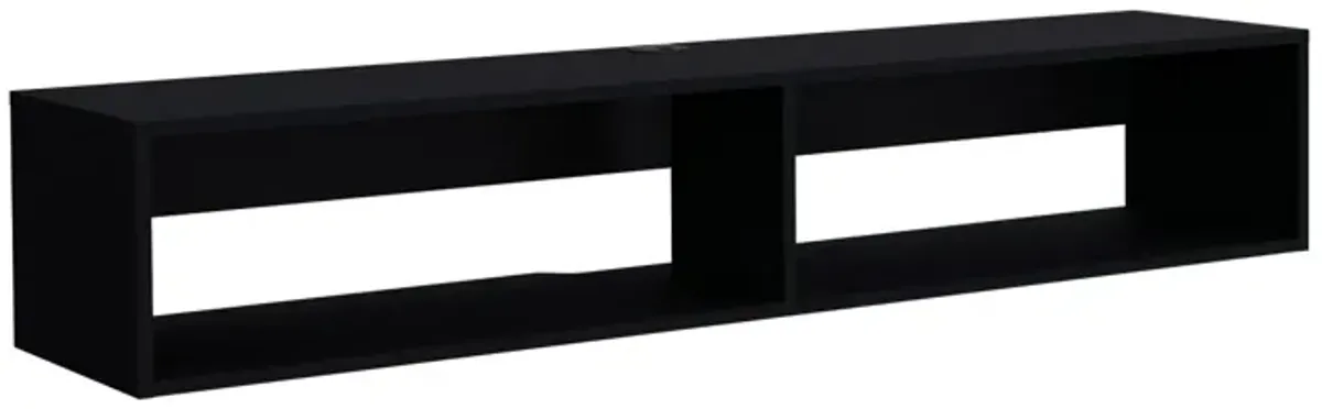 Floating Tv Stand Moore, Living Room, Black