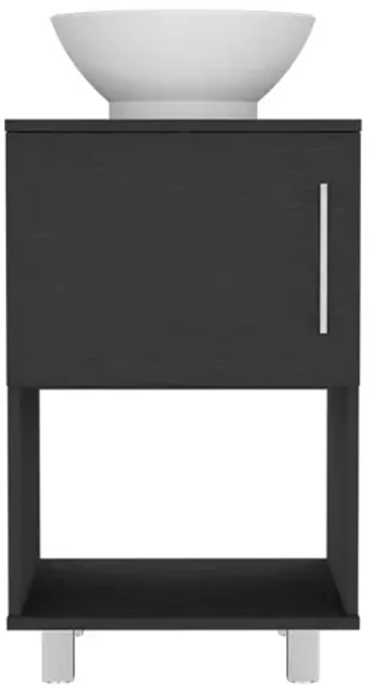 Single Bathroom Vanity Pigmag, Bathroom, Black