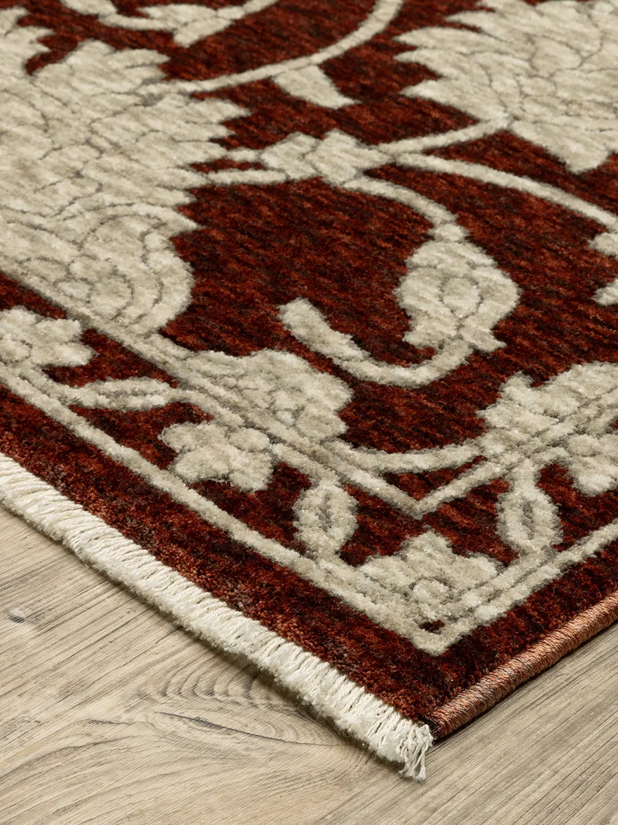 Capella 2'3" x 7'6" Red Rug