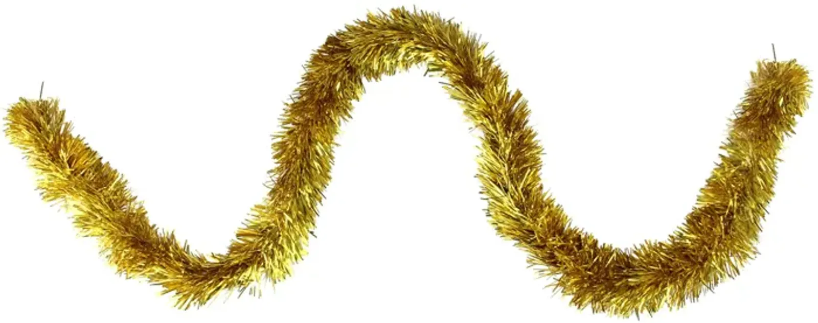 12' x 2.75" Deep Gold Traditional Artificial Christmas Garland - Unlit