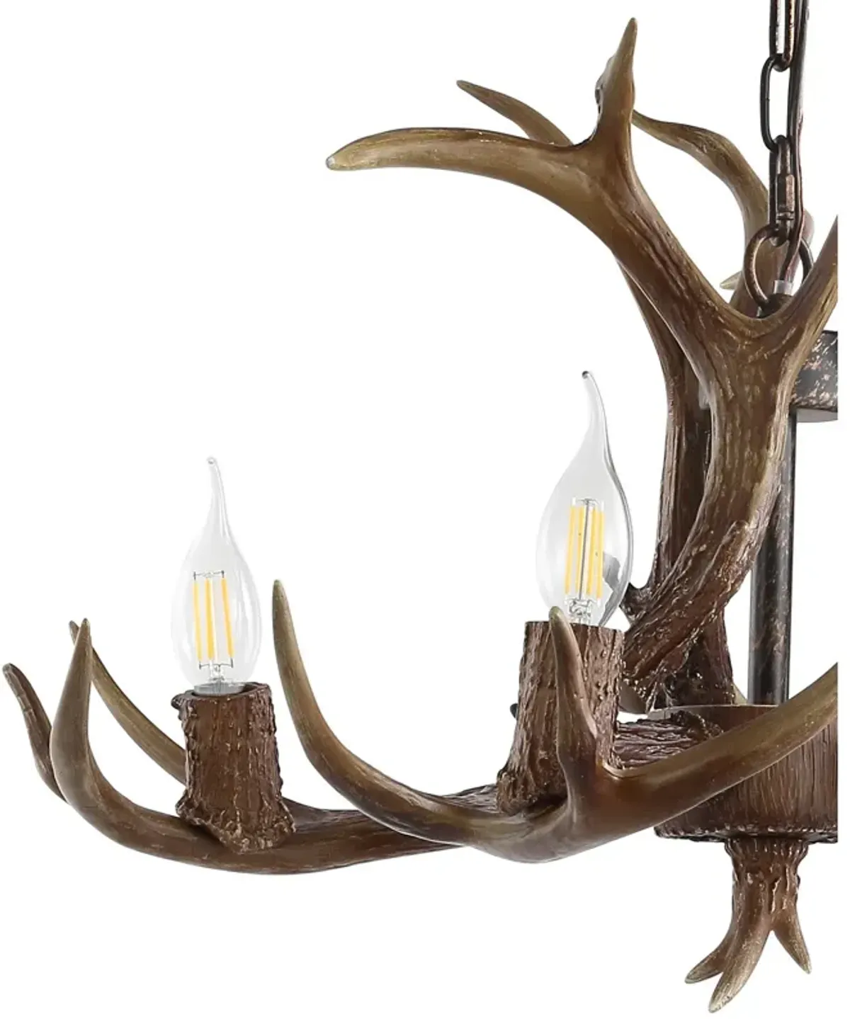 Eldora Adjustable Resin Antler LED Chandelier