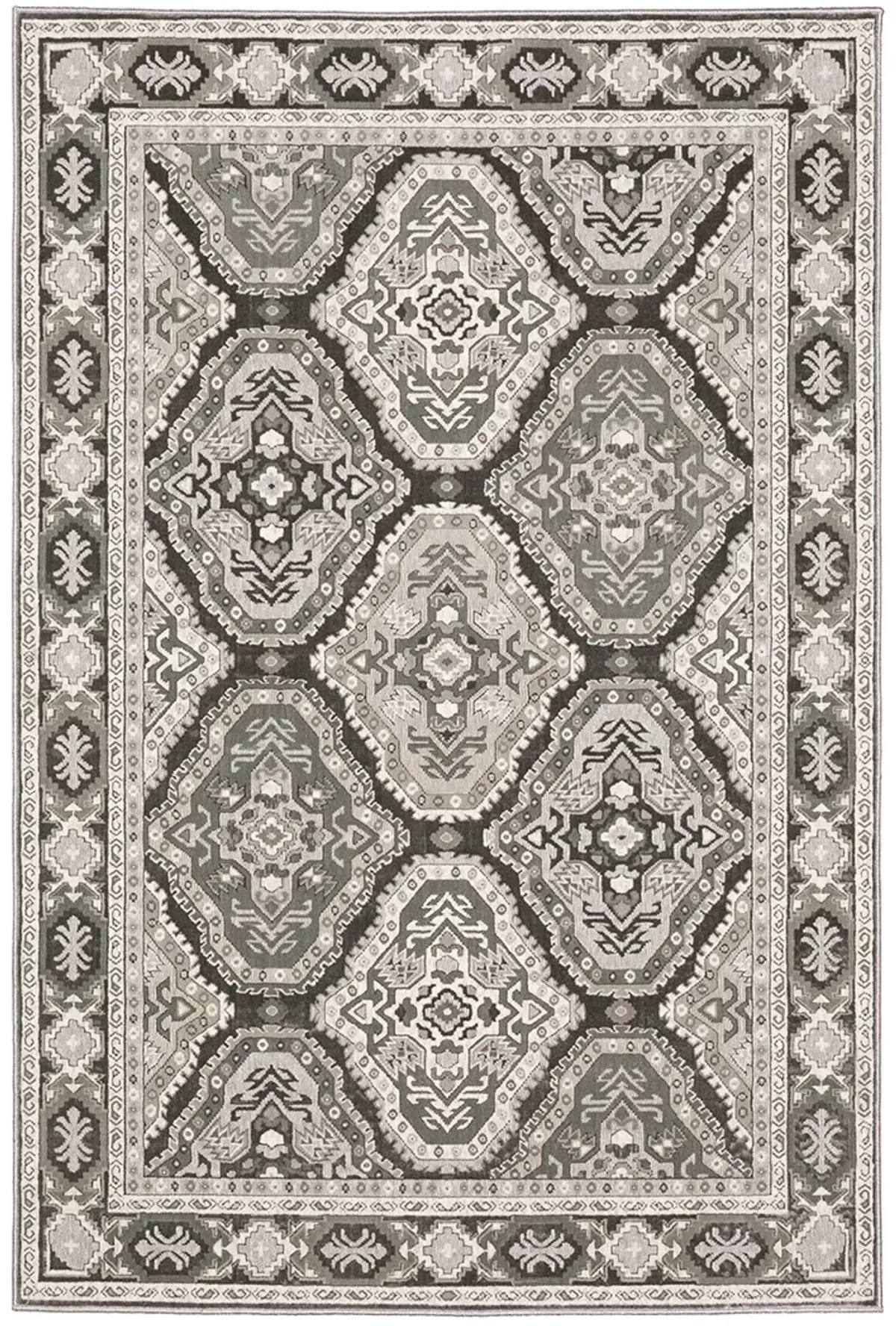 Ellington 3'10" x 5'5" Grey Rug