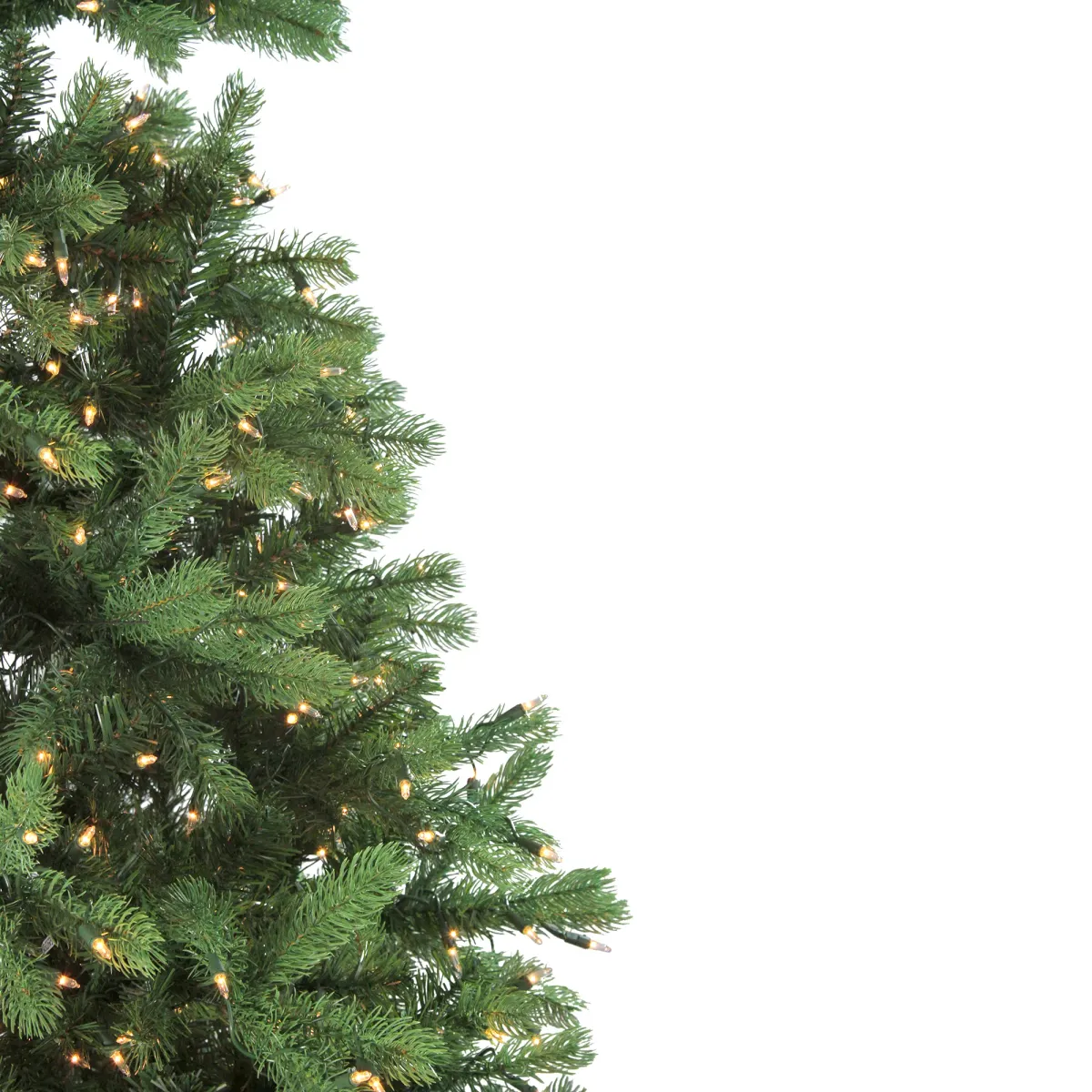 6.5' Pre-Lit Full Noble Fir Artificial Christmas Tree - Clear Lights