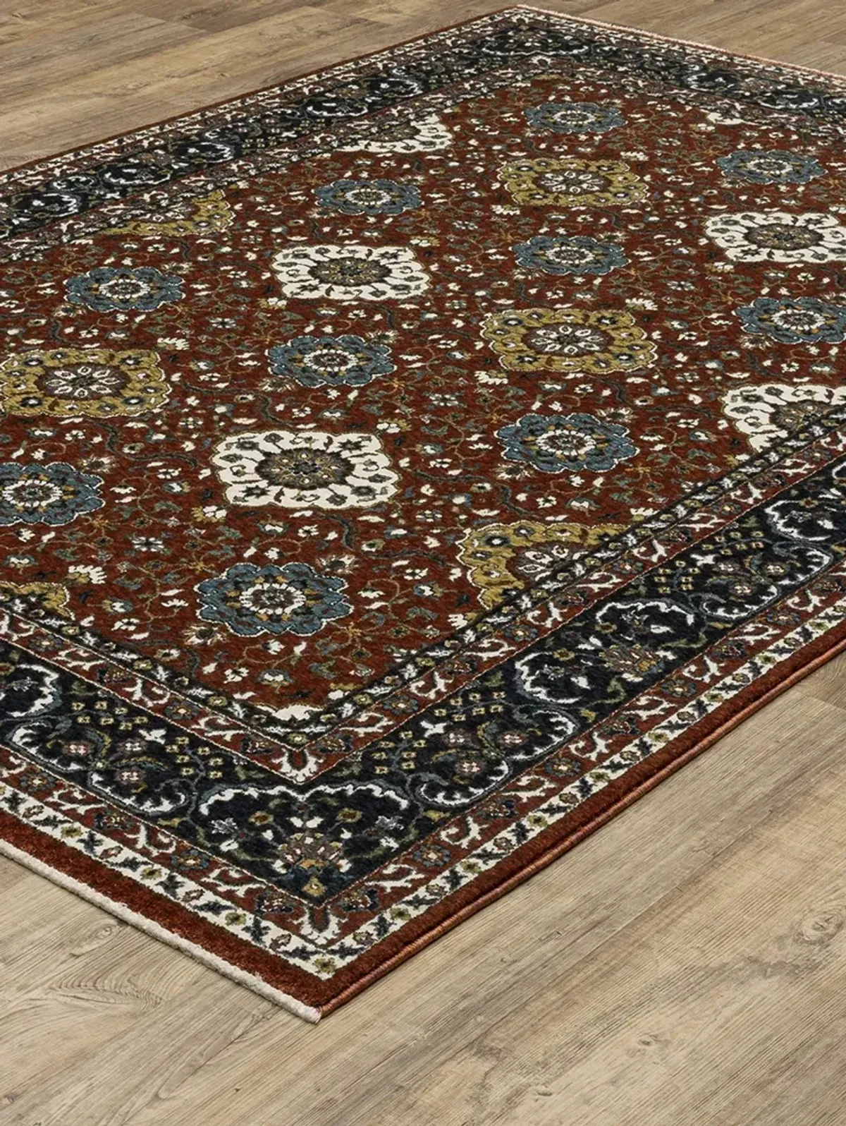 Vivian 9'10" x 12'10" Red Rug