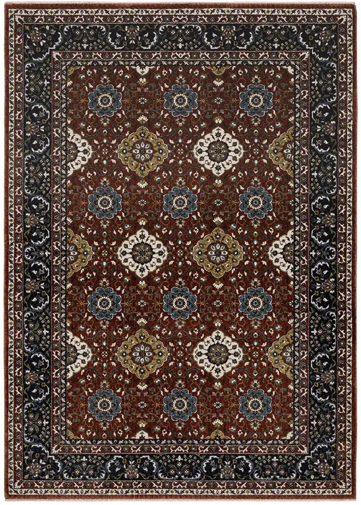 Vivian 9'10" x 12'10" Red Rug