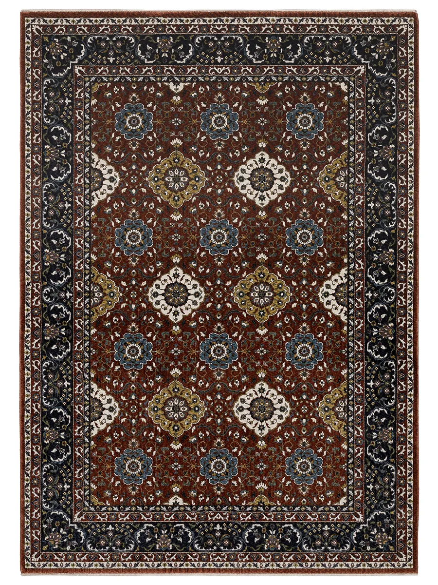 Vivian 9'10" x 12'10" Red Rug