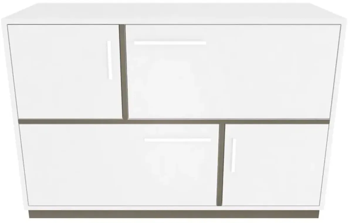 Decorotika Mares Sideboard White Galaxy