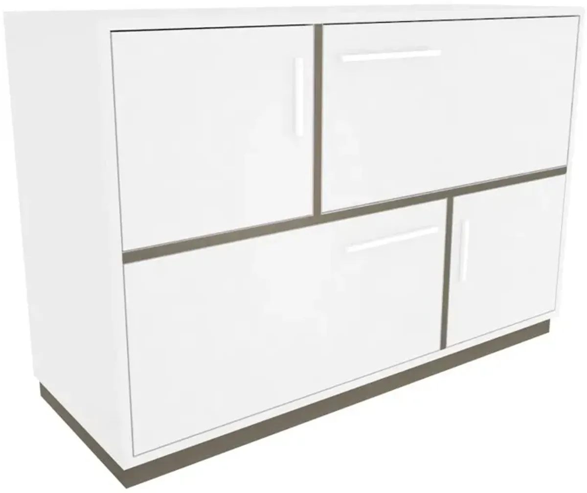 Decorotika Mares Sideboard White Galaxy