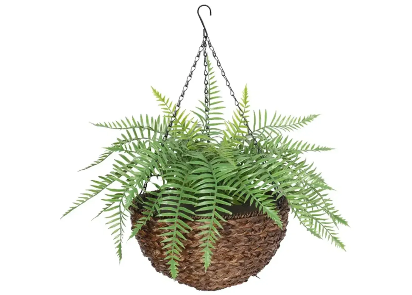 Medium Artificial Hanging Basket (Fern Hanging Basket) UV Resistant