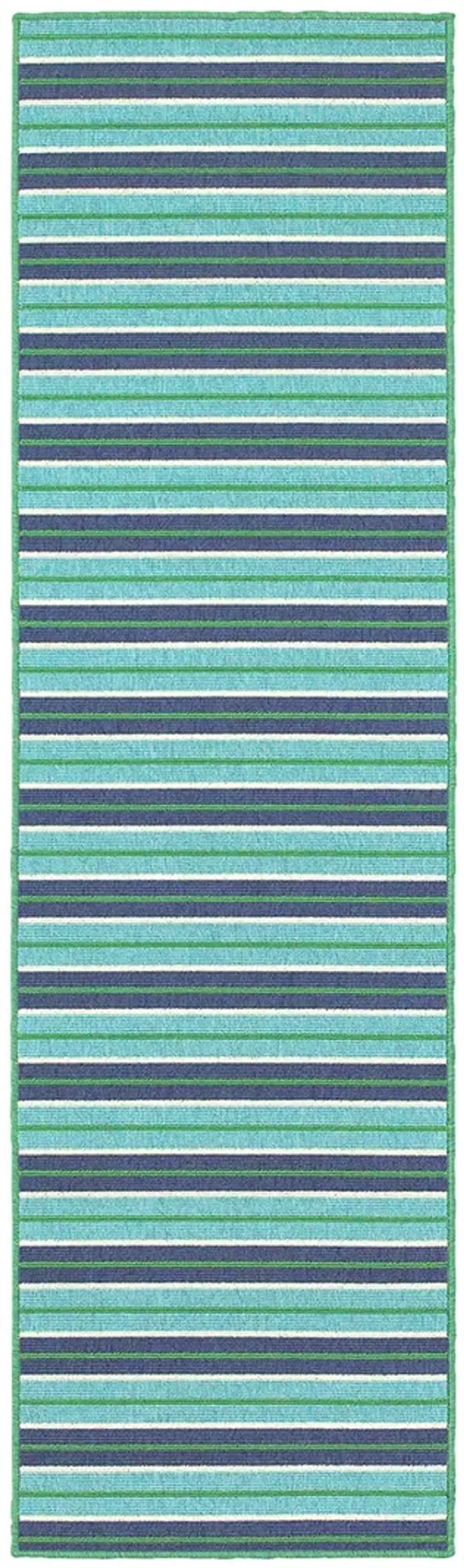 Meridian 2'3" x 7'6" Blue Rug