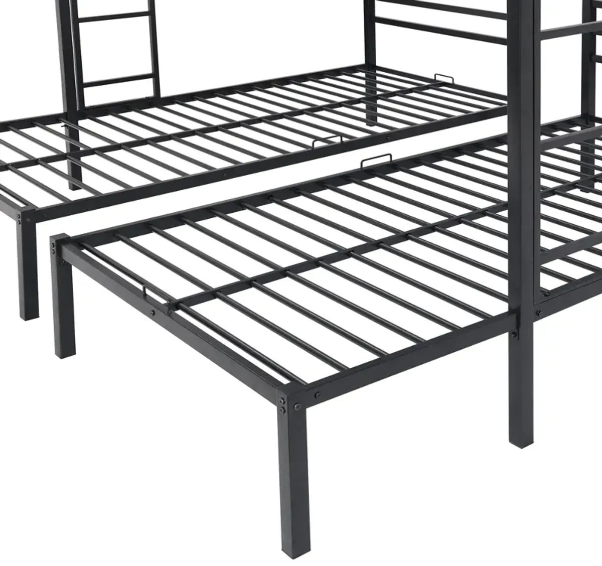 Merax Classic Triple Bunk Bed  with Built-in Shelf