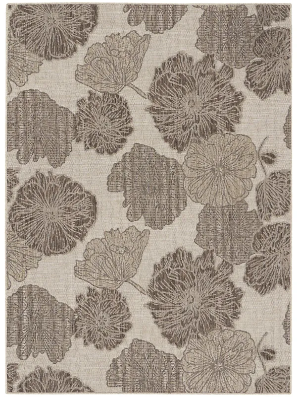 Garden Oasis GOA04 Natural 4' x 6' Rug