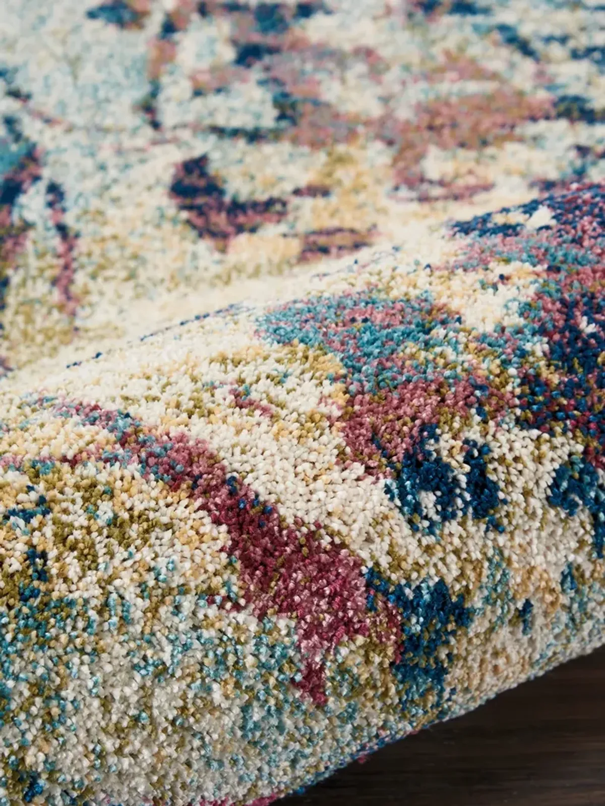 Fusion FSS10 Cream/Multicolor 2'2" x 7'6" Rug
