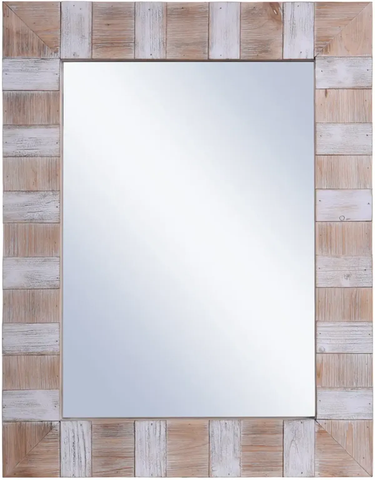 Natural and White Mirror