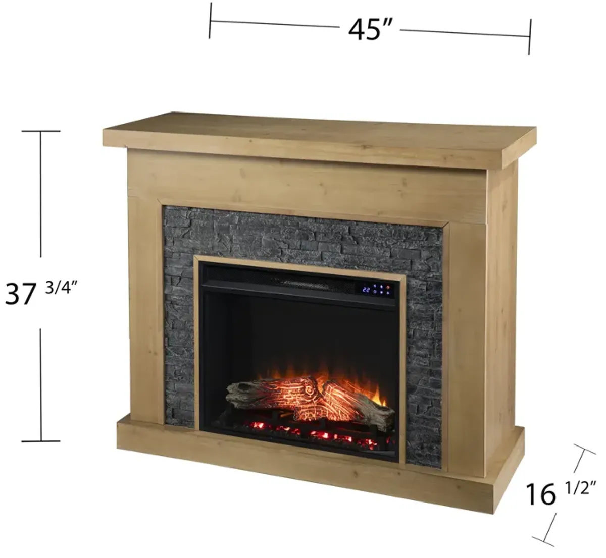 Barbe  Touch Screen Fireplace