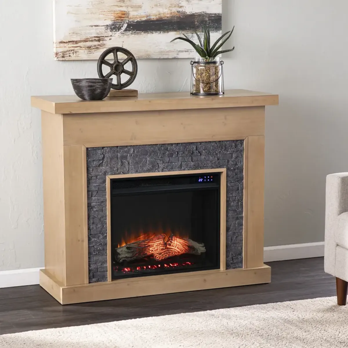 Barbe  Touch Screen Fireplace