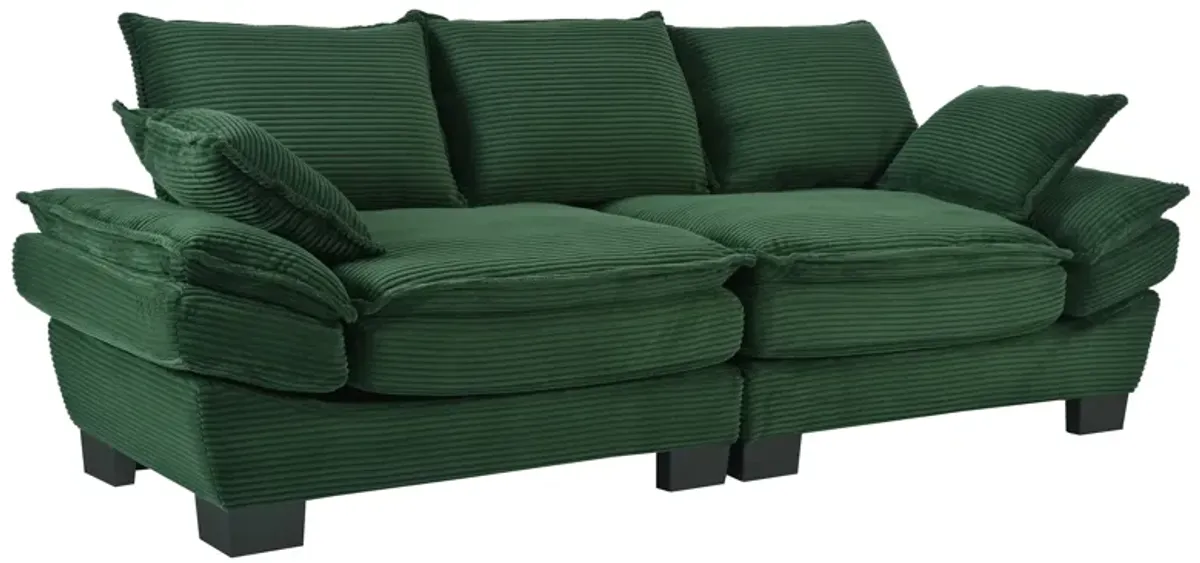 Merax Corduroy Fabric Sofa Couch