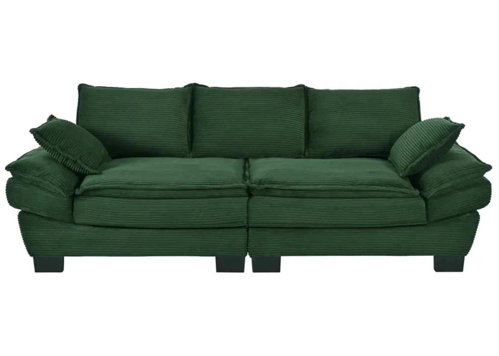 Merax Corduroy Fabric Sofa Couch