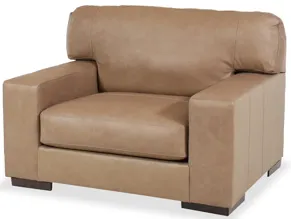 Lombardia Oversized Leather Chair