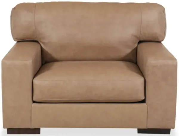 Lombardia Oversized Leather Chair