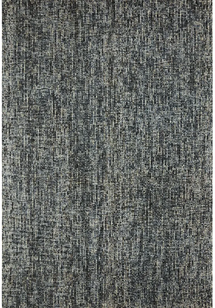 Harlow HLO01 Denim/Charcoal 3'6" x 5'6" Rug