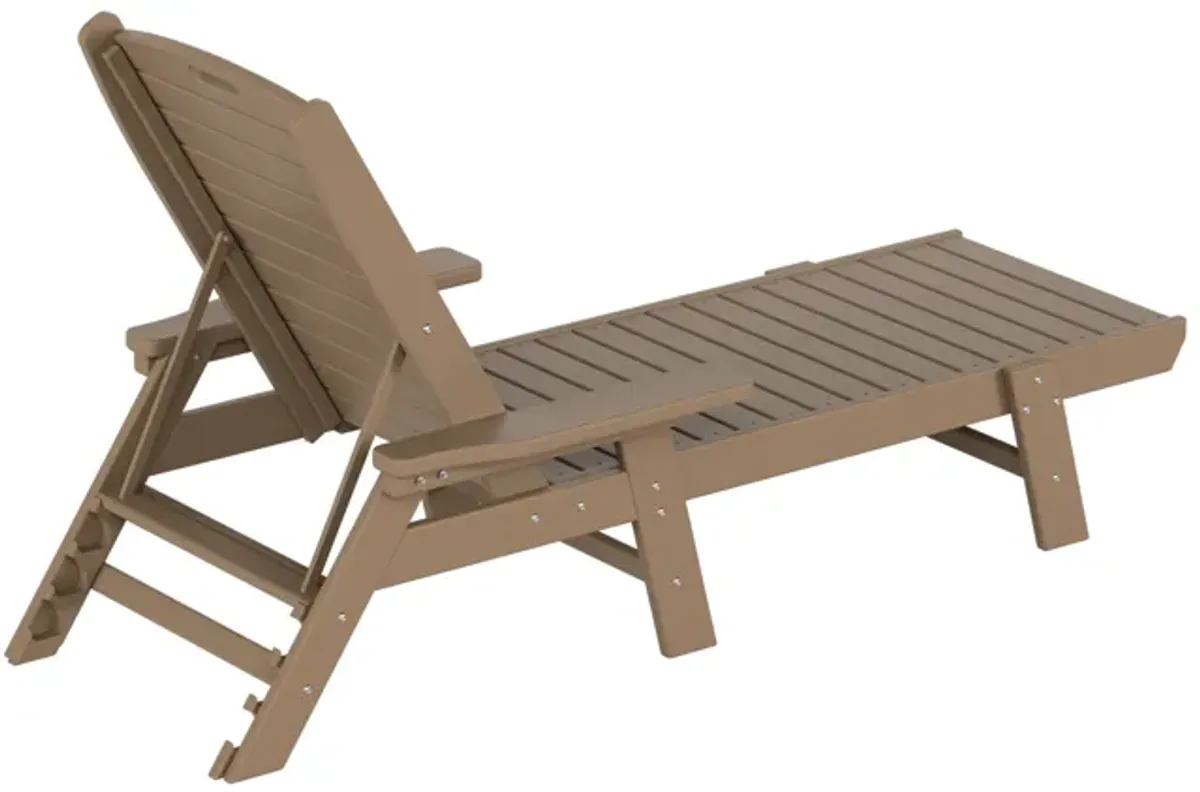 WestinTrends Adirondack Outdoor Chaise Lounge