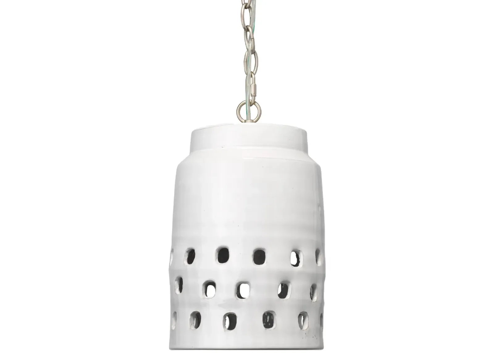 Long Perforated Pendant