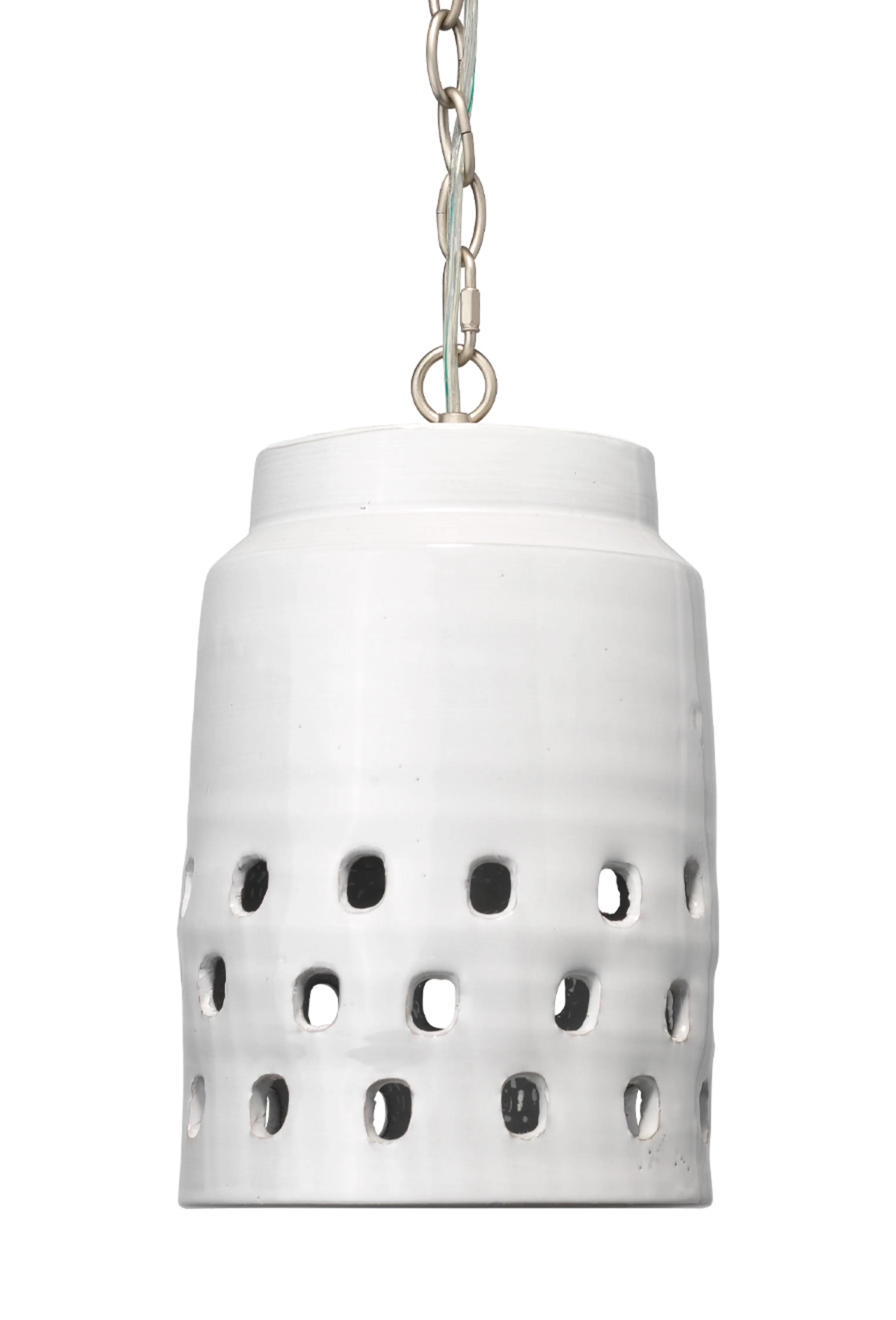 Long Perforated Pendant