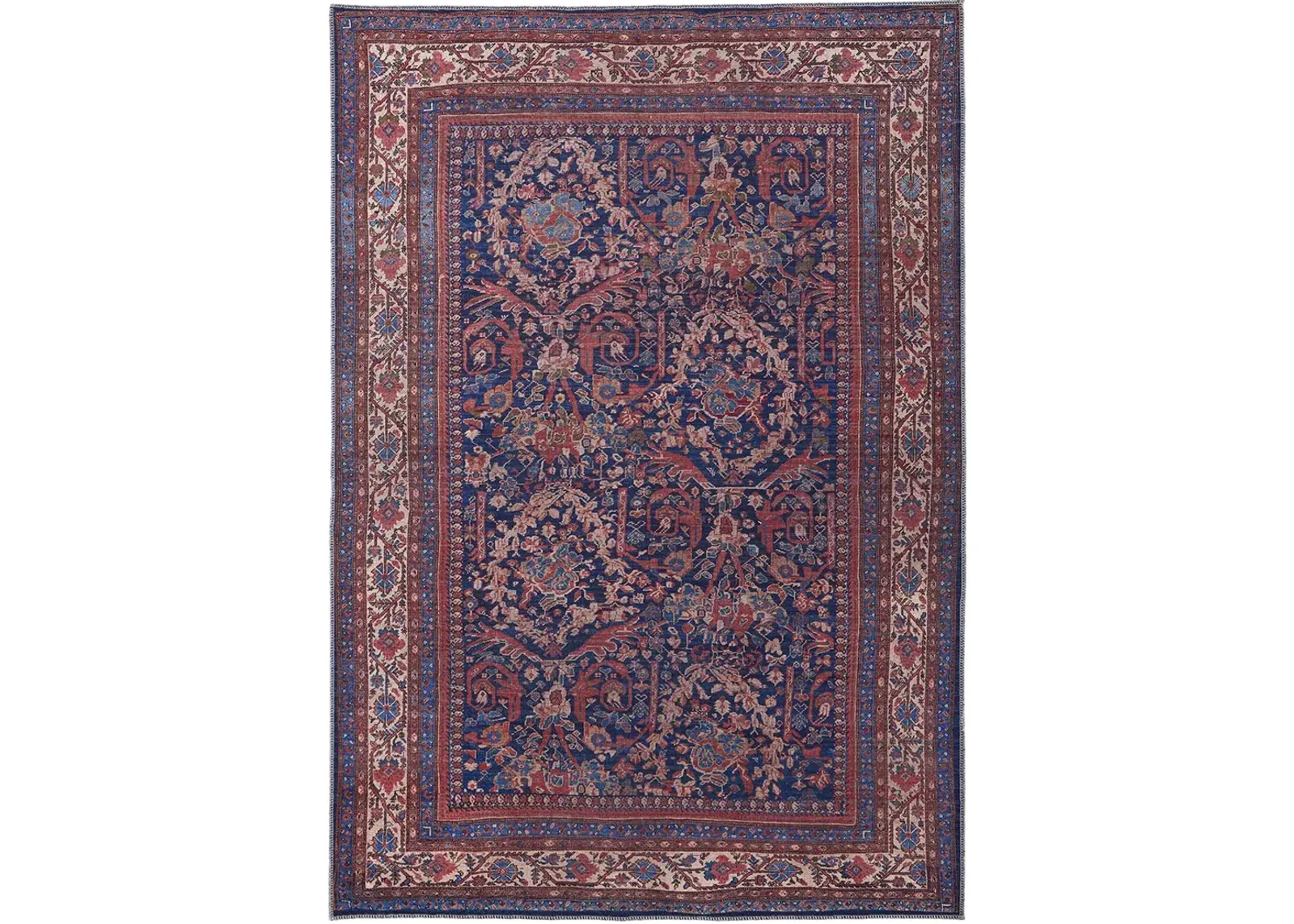 Rawlins 39HGF Red/Blue/Tan 3'11" x 6' Rug