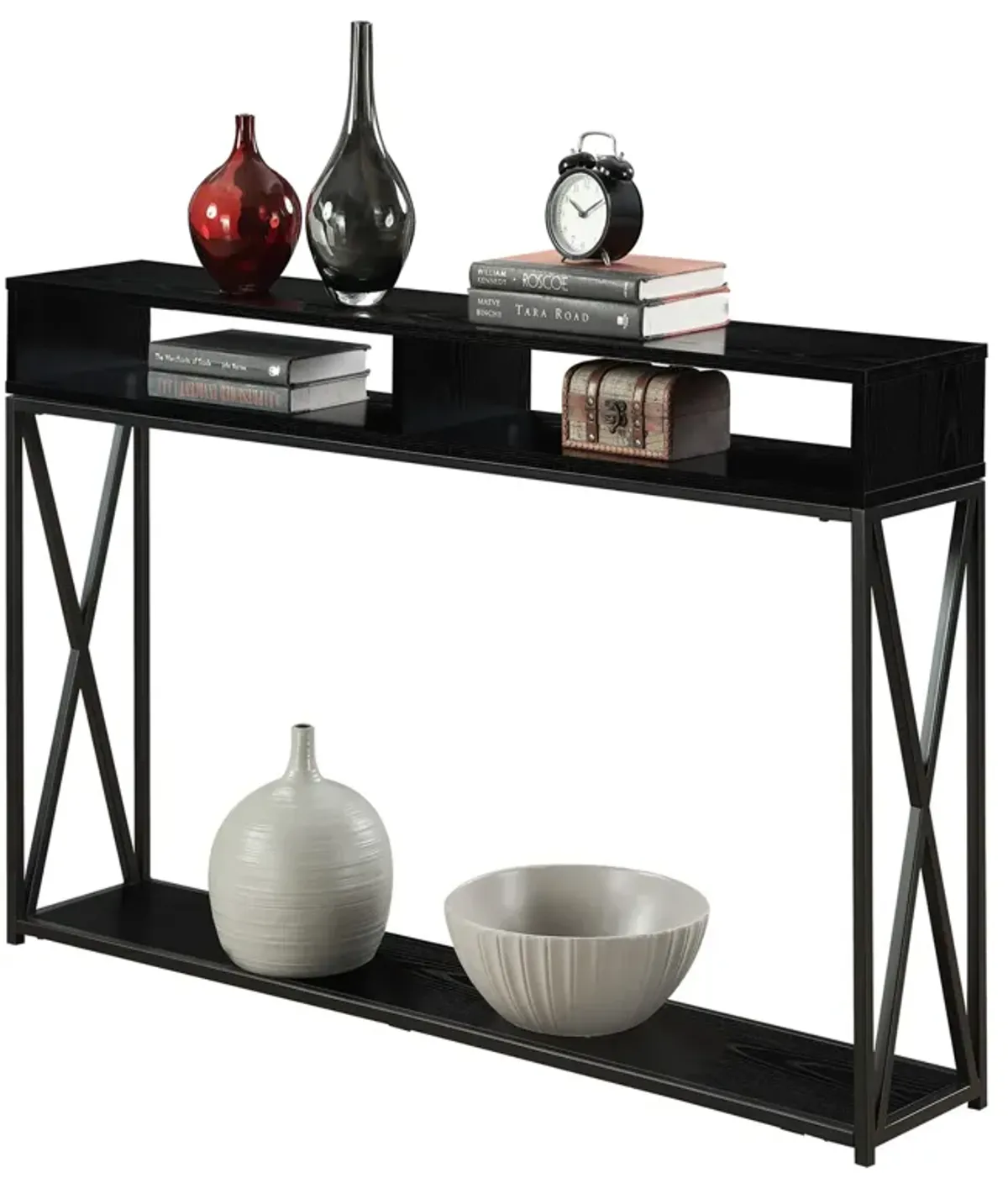 Tucson Deluxe Console Table with Shelf