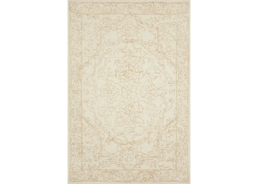 Annie ANN05 White/Pink 7'9" x 9'9" Rug