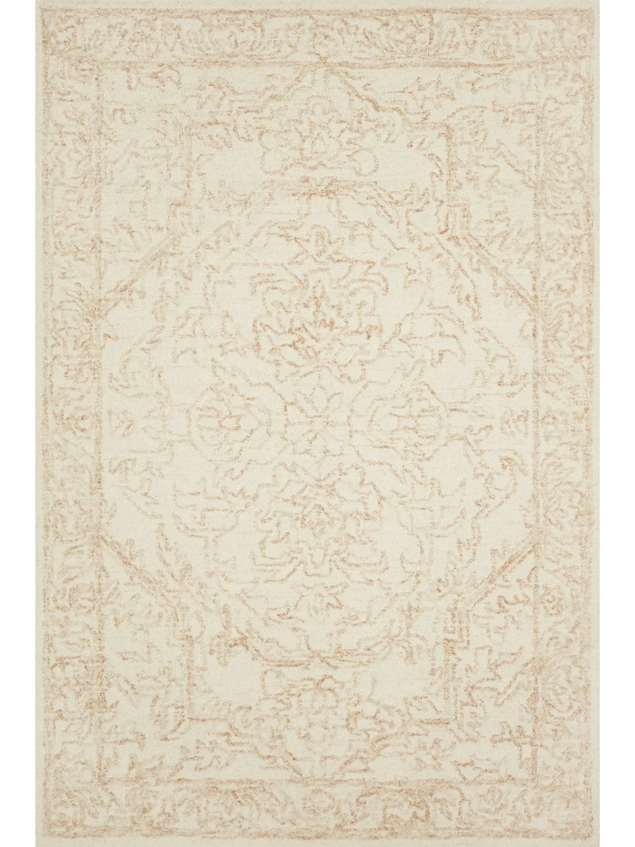 Annie ANN05 White/Pink 7'9" x 9'9" Rug