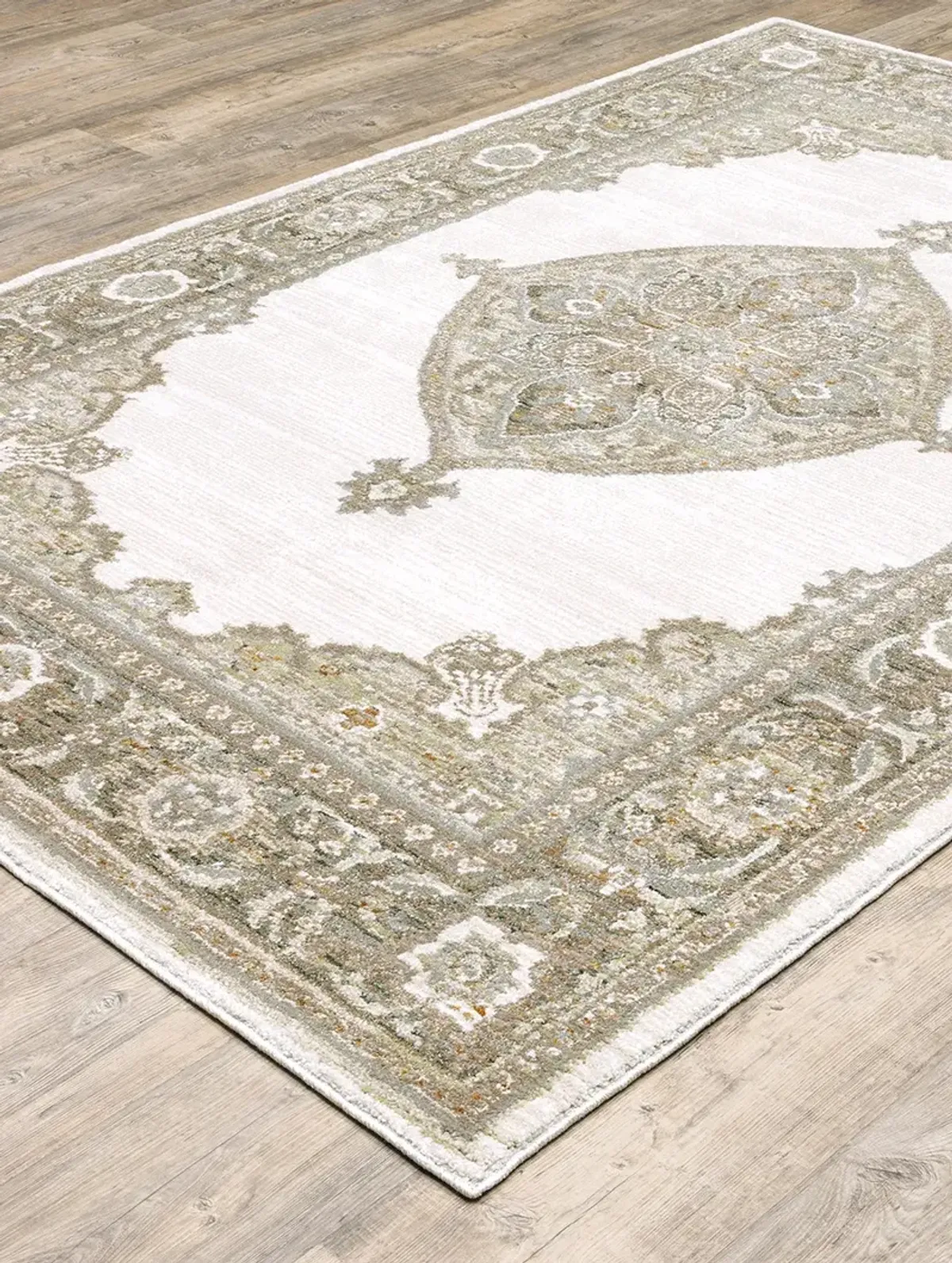 Andorra 1'10" x 3'2" Beige Rug