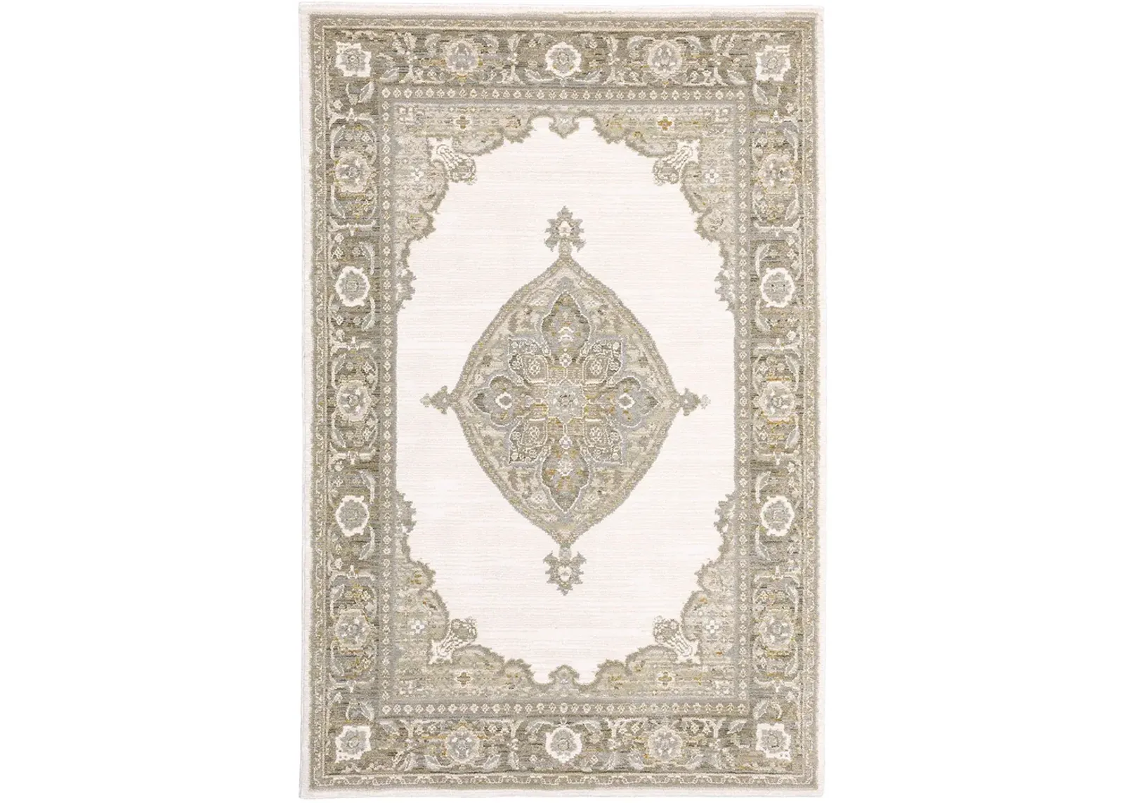 Andorra 1'10" x 3'2" Beige Rug