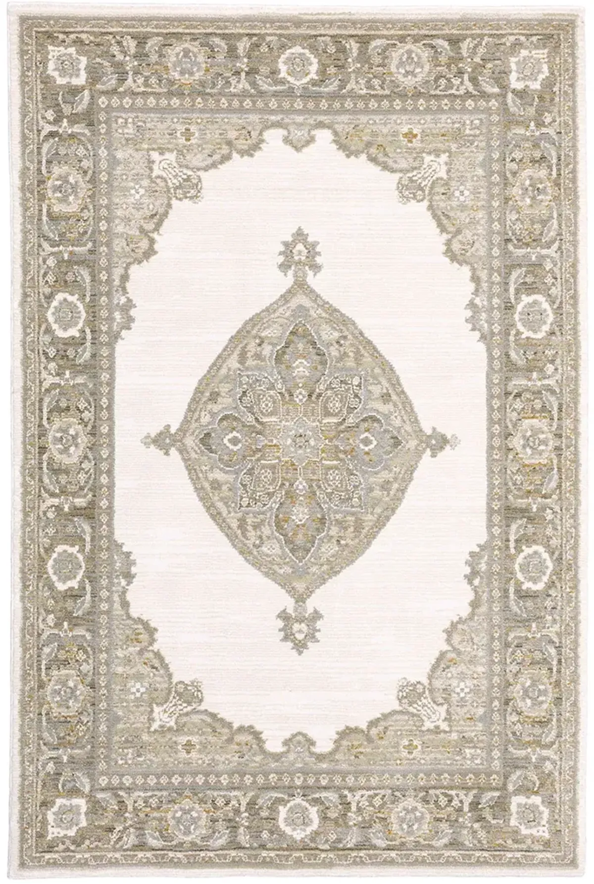 Andorra 1'10" x 3'2" Beige Rug