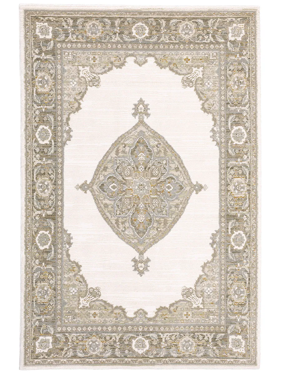 Andorra 1'10" x 3'2" Beige Rug