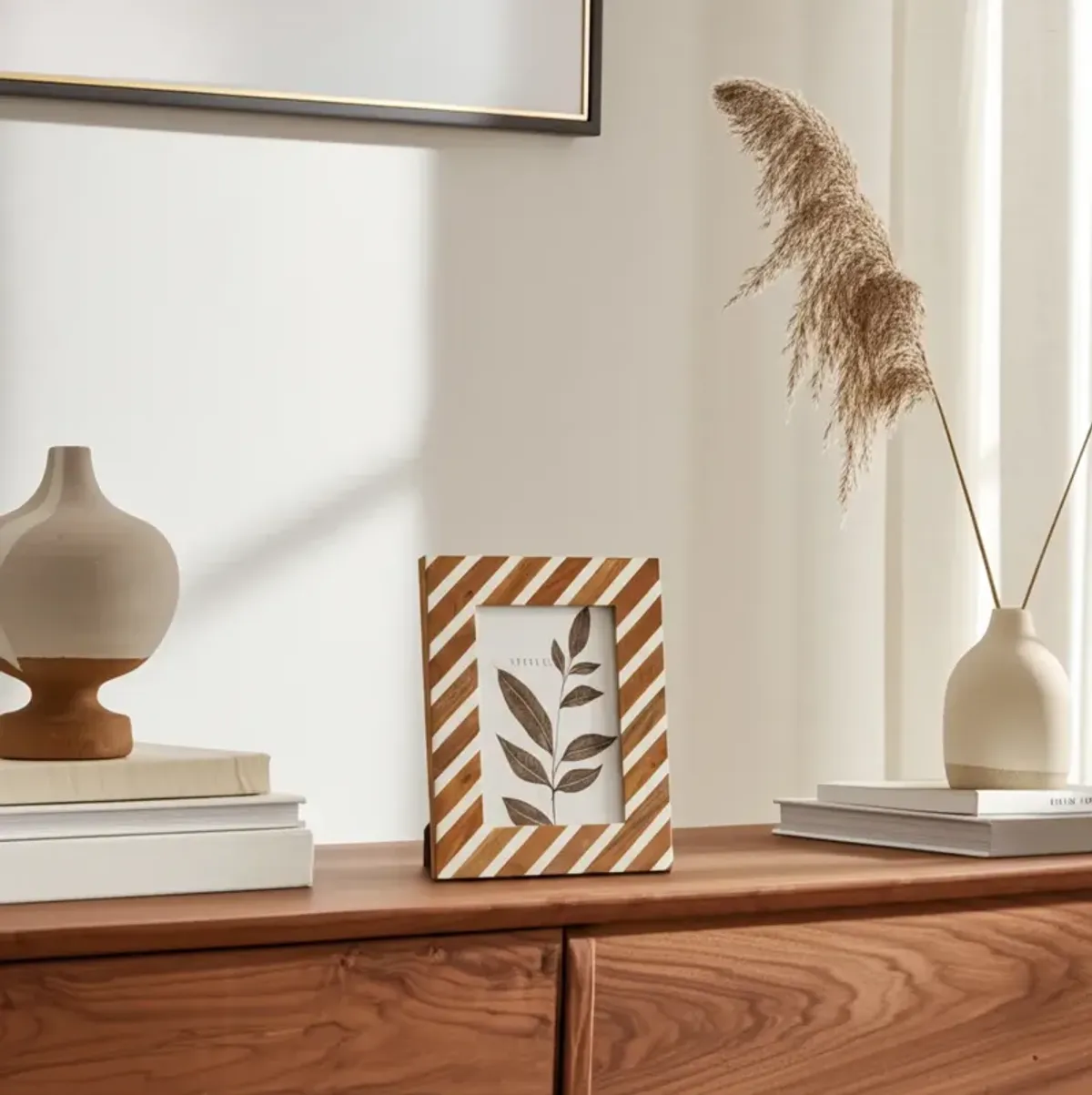 5x7 Diagonal Lines Photo Frame