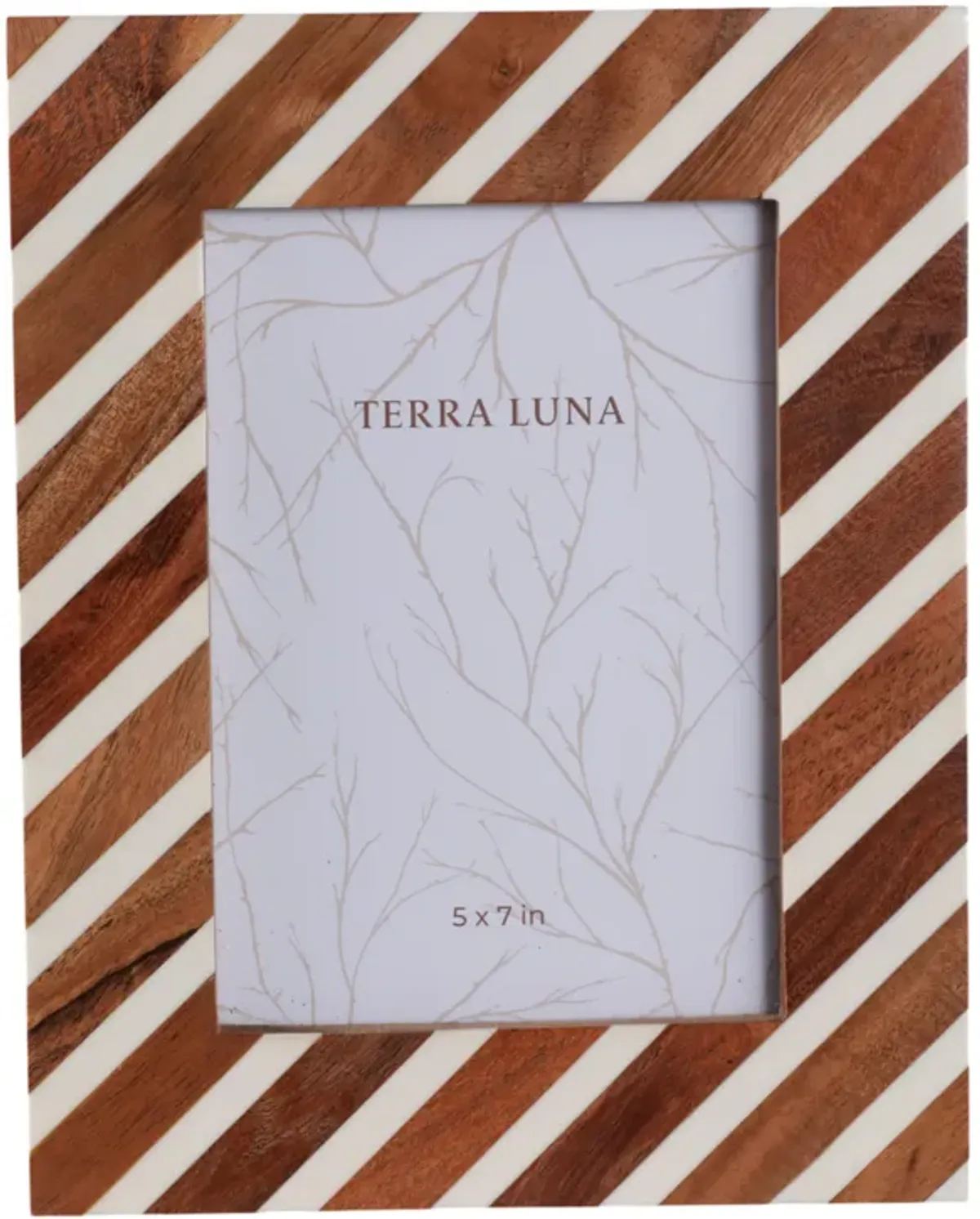 5x7 Diagonal Lines Photo Frame