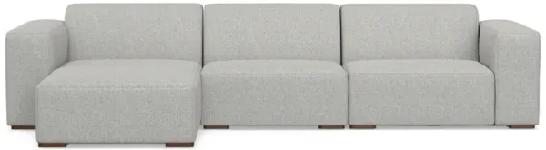 Rex Left-Facing Modular Sectional Sofa in Tightly Woven Performance Fabric