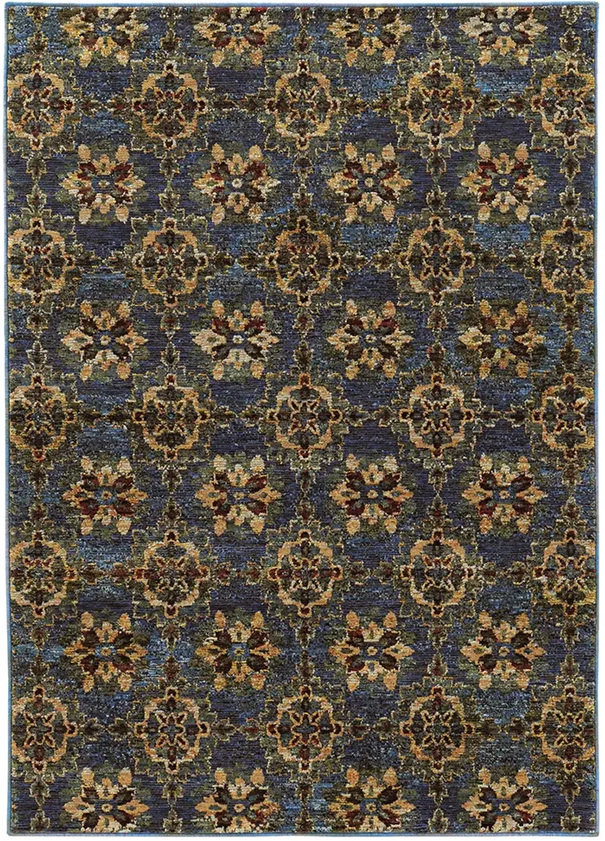 Andorra 1'10" x 3'2" Blue Rug