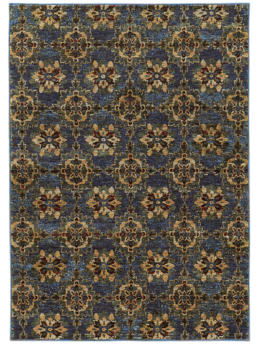 Andorra 1'10" x 3'2" Blue Rug