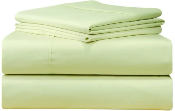 Pointehaven 500 Thread Count 100% Long Staple Cotton Deep Pocket 4 pc Sheet Set