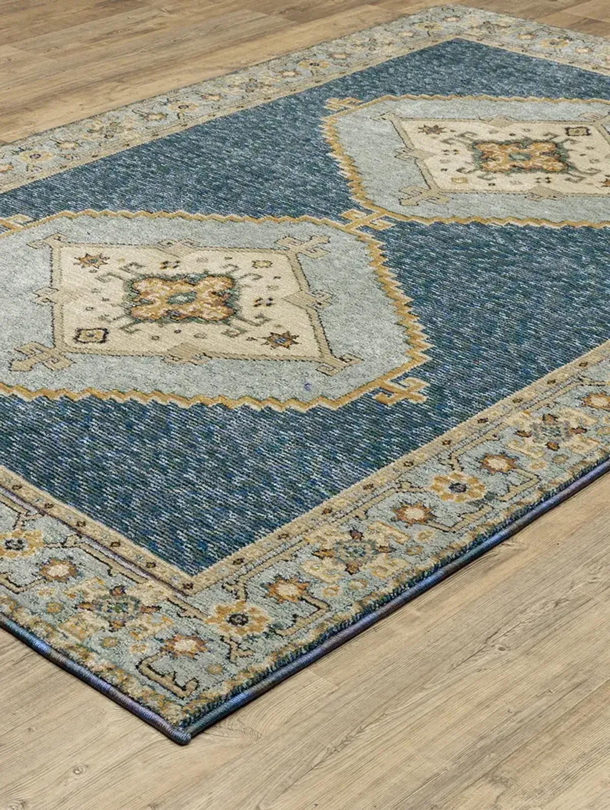 Andorra 2'3" x 8' Blue Rug