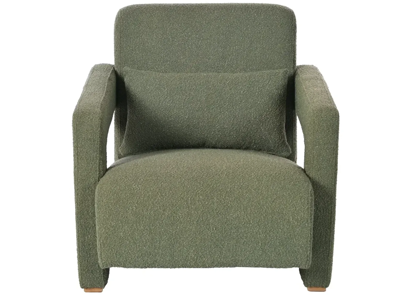 Merax Sleek Chenille Upholstered Accent Chair