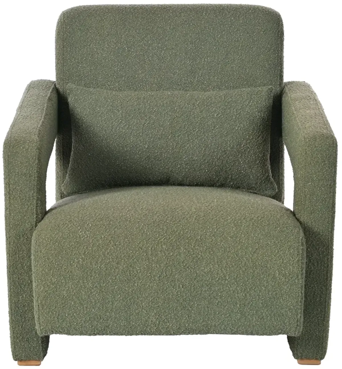 Merax Sleek Chenille Upholstered Accent Chair