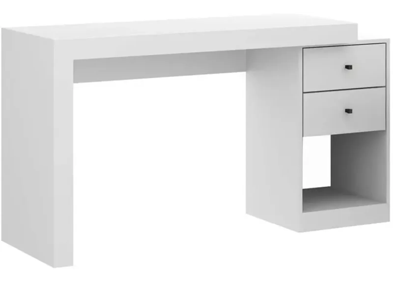 Techni Mobili Expandable Home Office Desk, White