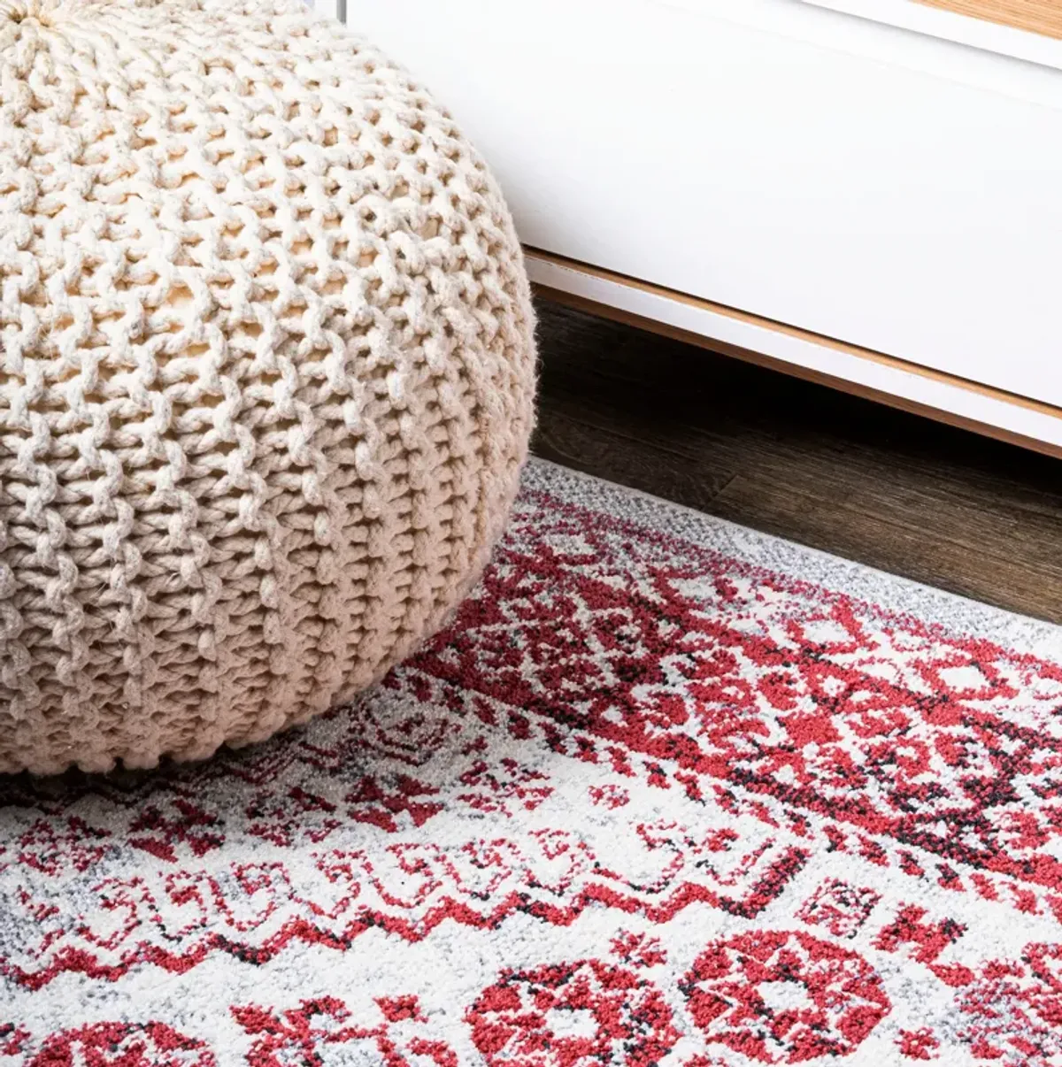 Boho Cottage Medallion Area Rug