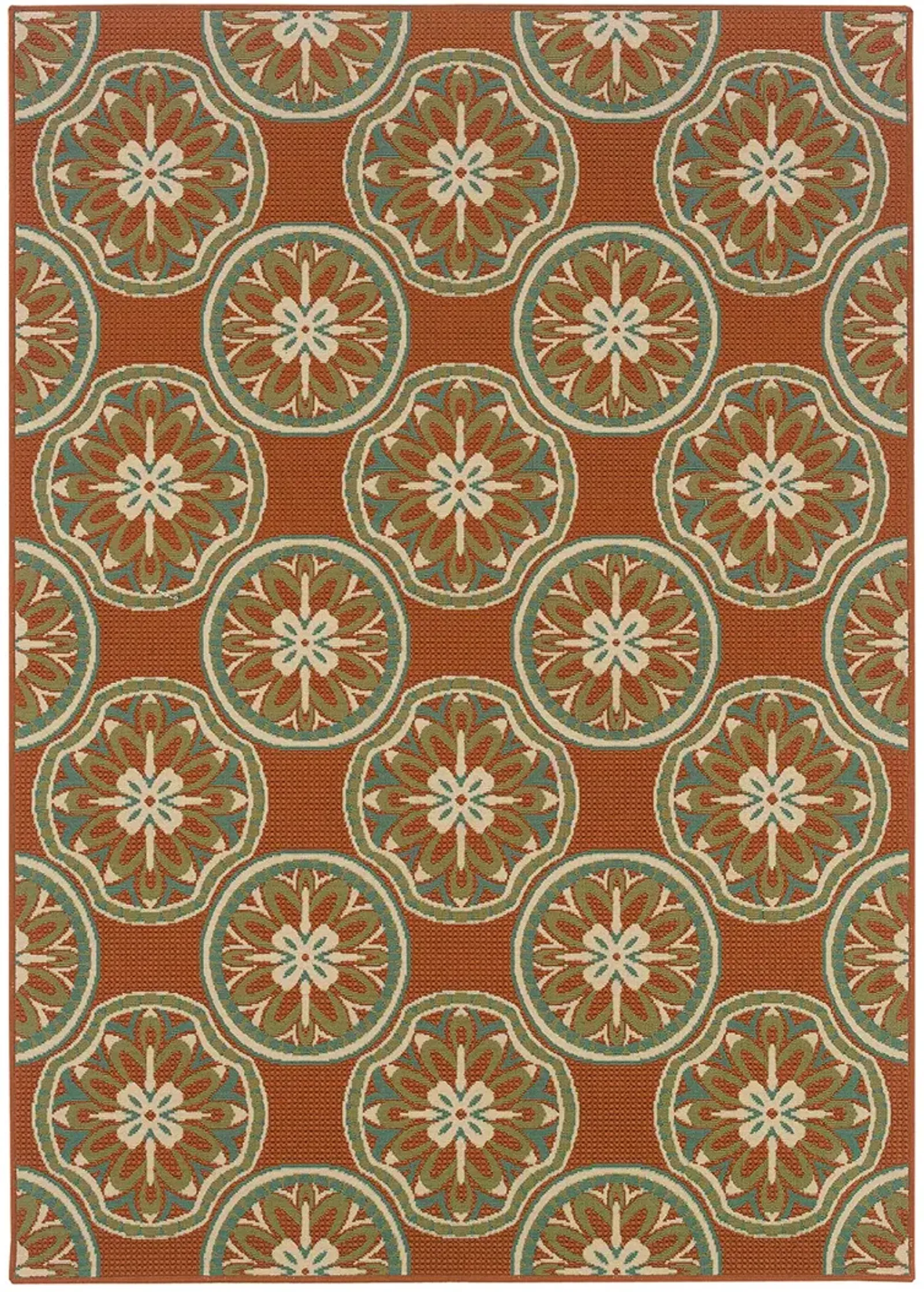 Montego 2'5" x 4'5" Rust Rug