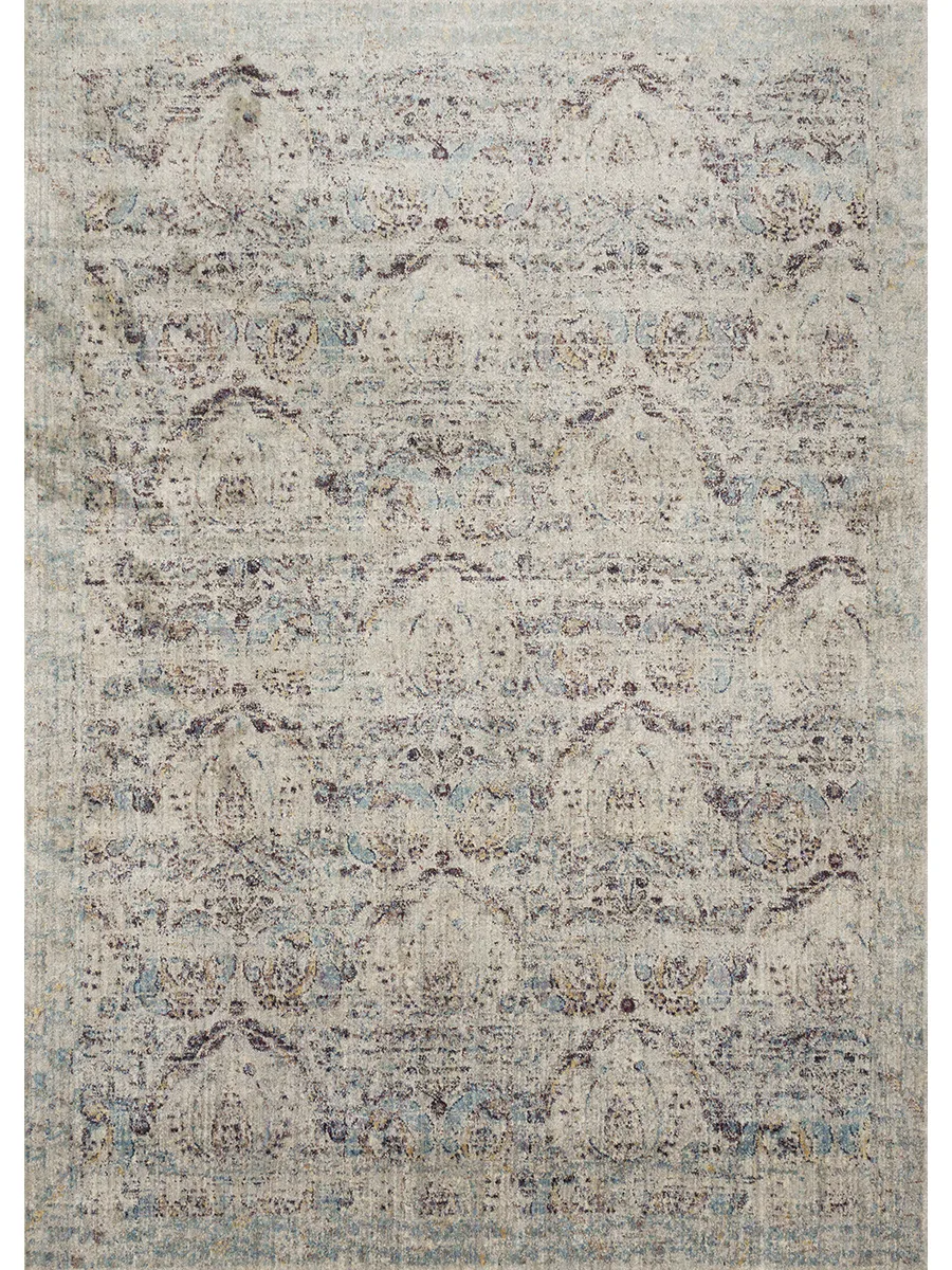 Anastatsia AF05 Silver/Plum 3'7" x 5'7" Rug